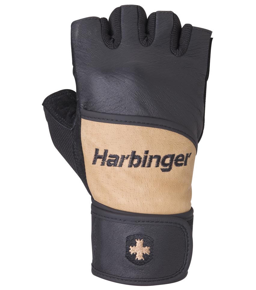 Harbinger Classic WristWrap Fitness handschoenen Natural S