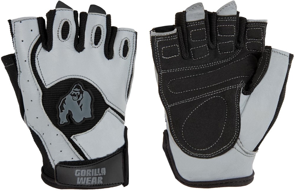 Gorilla Wear Mitchell Training Gloves - Fitness Handschoenen - Zwart/Grijs