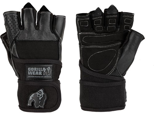 Gorilla Wear Wrist Wrap - Fitness Handschoenen - Zwart - S | Fitnessapparaat.nl