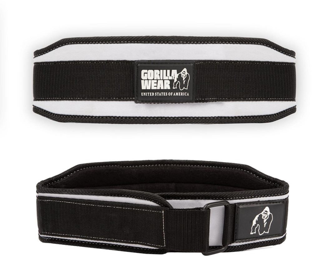 Gorilla Wear 4 Inch Dames Lifting Belt - Zwart/Wit